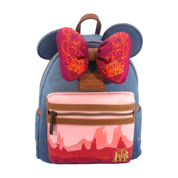 Loungefly Disney Minnie Mouse Big Thunder Mountain Limited Edition Mini Backpack - Picture 1 of 10